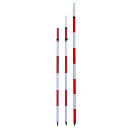 หลักขาว-แดง (Pole) ขนาด 2 เมตร / 3 เมตร / 5 เมตร